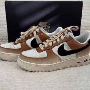 Nike Air Force 1 ‘07 Ombré Mushroom | Ale Brown / Black - Sail - Sanddrift
